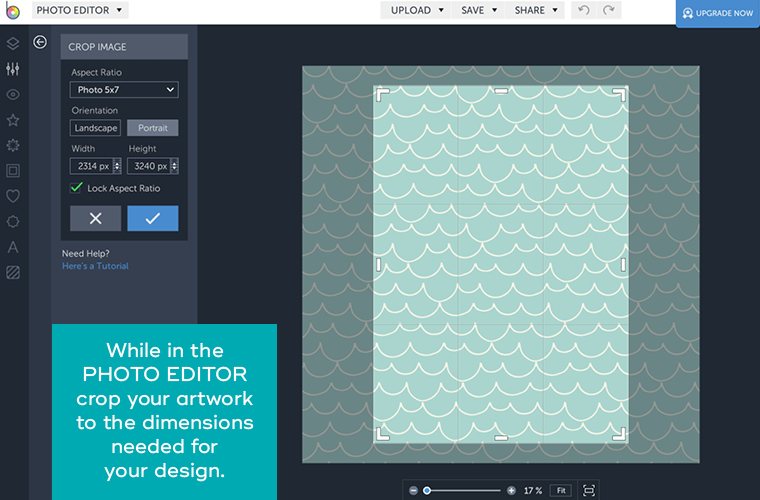 A step by step tutorial on how to design printable art, using BeFunky — a free online graphic design program. // From MichelleHickey.Design in partnership with BeFunky.