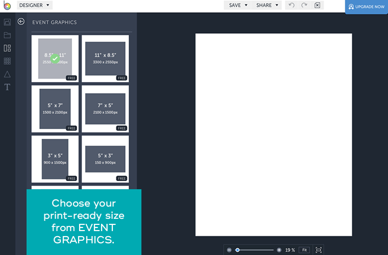 A step by step tutorial on how to design printable art, using BeFunky — a free online graphic design program. // From MichelleHickey.Design in partnership with BeFunky.